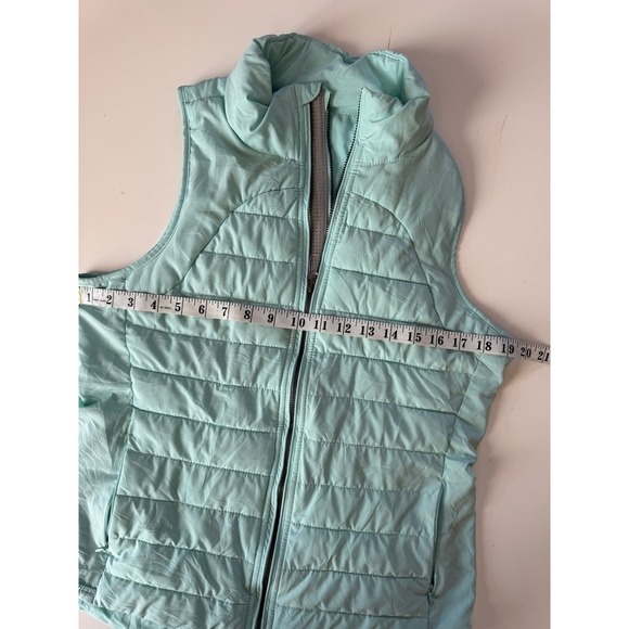 Tangerine Mint Zip-Up Puffer Vest -Size Medium - Picture 6 of 7
